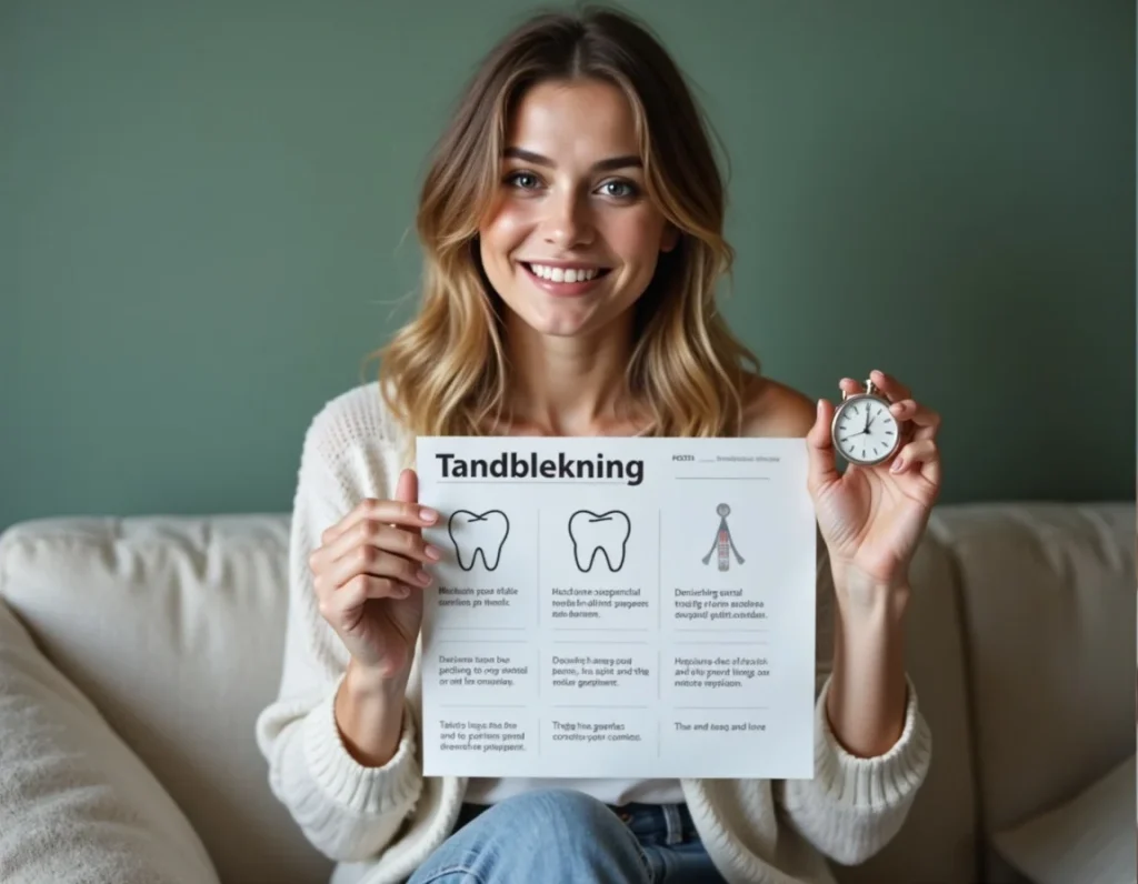 Hur lång tid tar en tandblekning hemma?